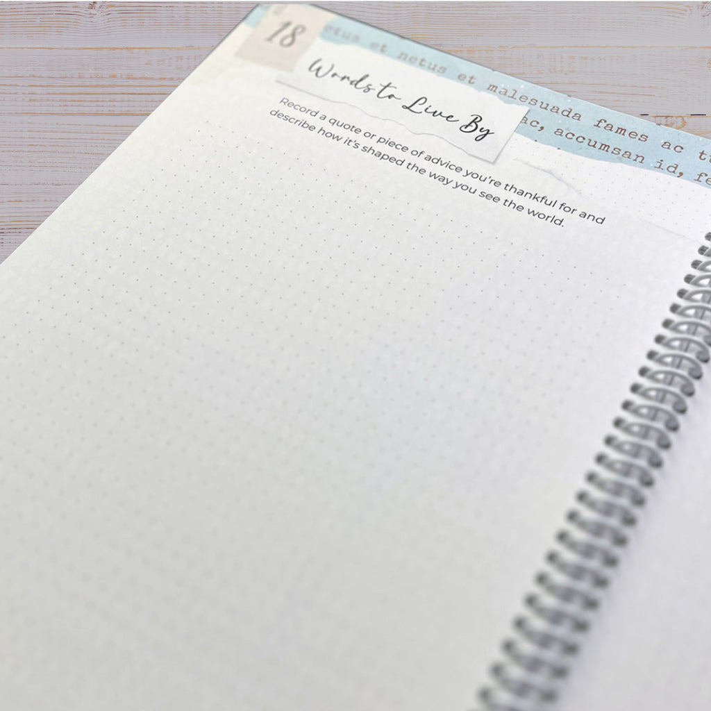 Gratitude Journal for Memory Keepers: A Creative Journal for Reflection and Joy